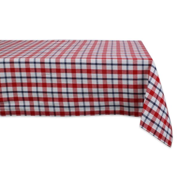 Design Imports 60 x 120 in. American Plaid Tablecloth CAMZ11721
